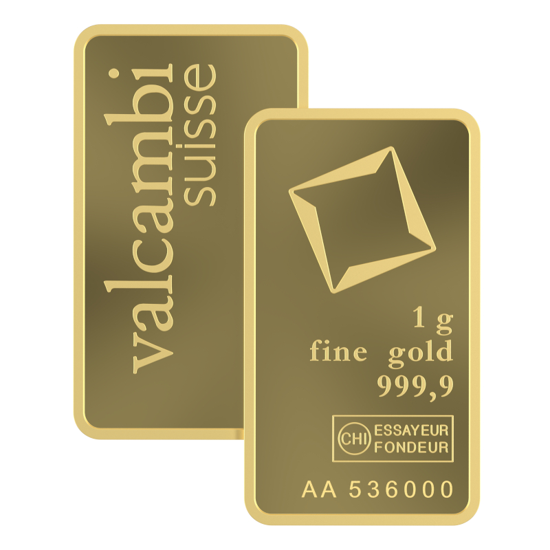 1g Gold Minted Bar