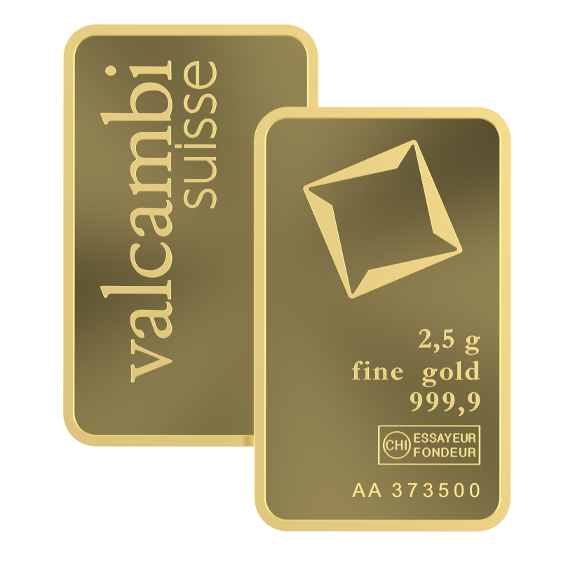 2.5g Gold Minted Bar