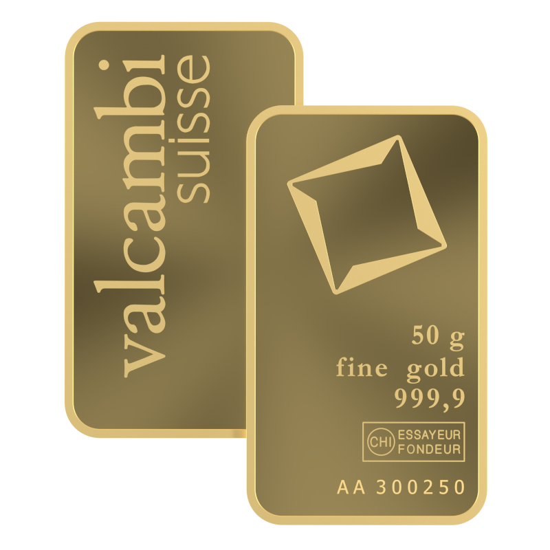50g Gold Minted Bar
