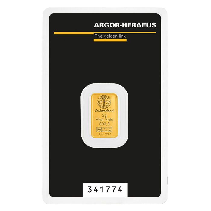 2g Gold Minted Bar