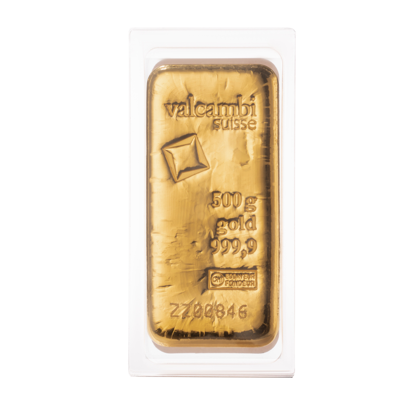 500g Gold Cast Bar - View 1