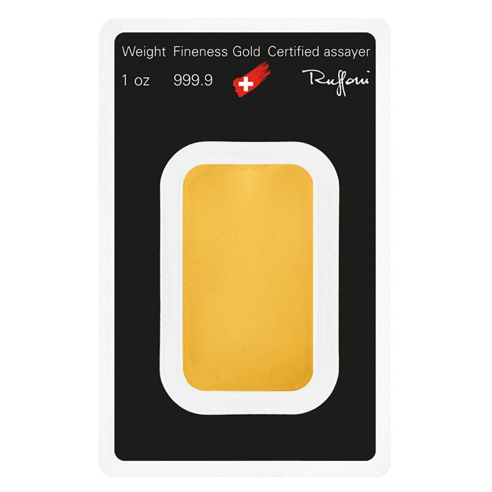 31.1g Gold Minted Bar - View 1