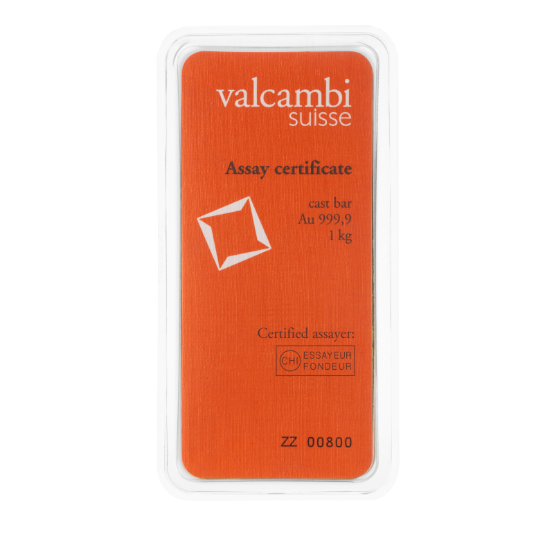 1000g Gold Cast Bar - View 3