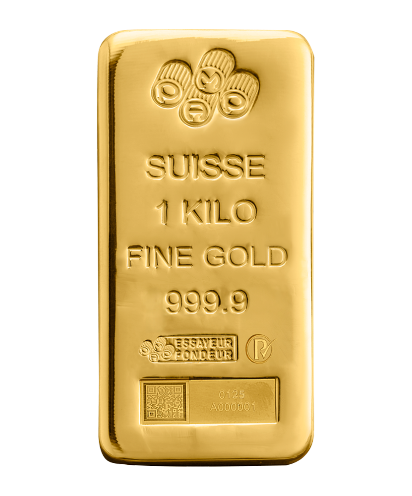 1000g Gold Cast Bar - View 4